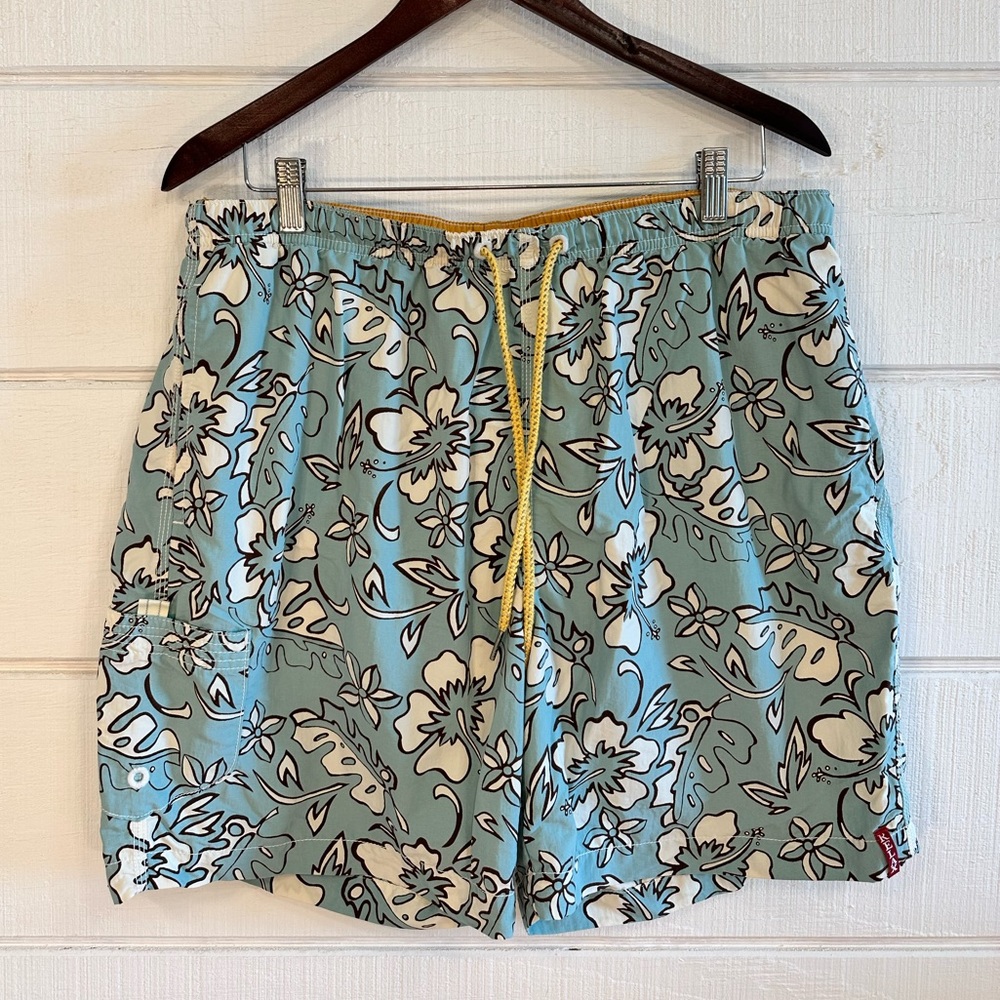Tommy Bahama Swim Trunks Bondi Beach Crestwater Blue Sz L